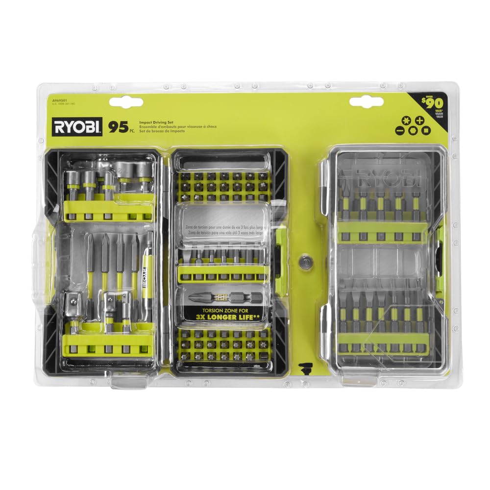 リョービ工具セット RYOBI Impact Rated Screwdriver Drill Bit Kit (40-Piece